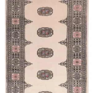 Biegacz Dywan pakistański - 195 x 77 cm - beżowy