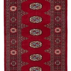 Biegacz Dywan pakistański - 200 x 79 cm - czerwony