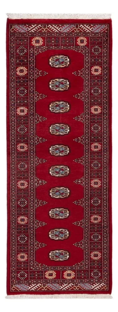 Biegacz Dywan pakistański - 200 x 79 cm - czerwony