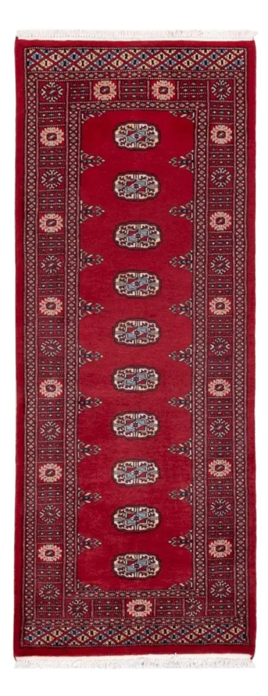 Biegacz Dywan pakistański - 203 x 80 cm - czerwony
