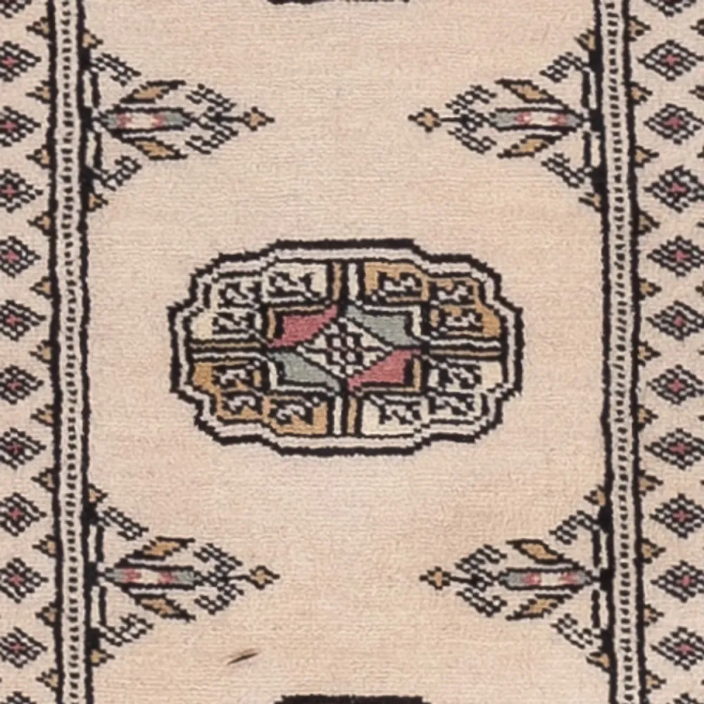 Biegacz Dywan pakistański - 206 x 77 cm - beżowy
