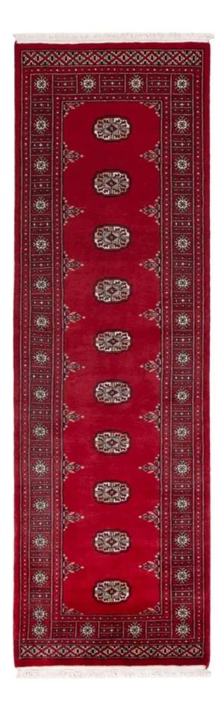 Biegacz Dywan pakistański - 242 x 76 cm - czerwony