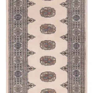 Biegacz Dywan pakistański - 246 x 78 cm - beżowy