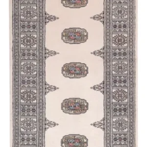 Biegacz Dywan pakistański - 247 x 77 cm - beżowy