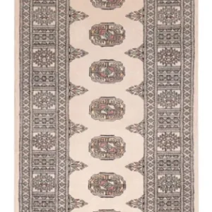 Biegacz Dywan pakistański - 248 x 77 cm - beżowy