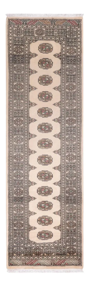 Biegacz Dywan pakistański - 248 x 77 cm - beżowy