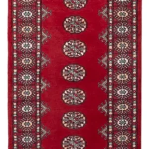 Biegacz Dywan pakistański - 255 x 77 cm - czerwony