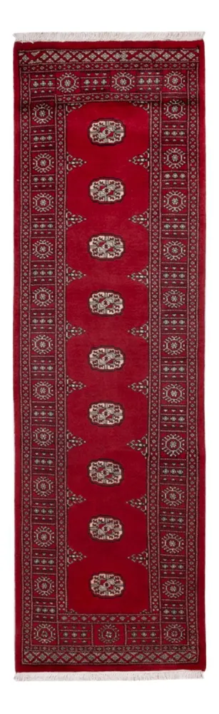 Biegacz Dywan pakistański - 257 x 75 cm - czerwony