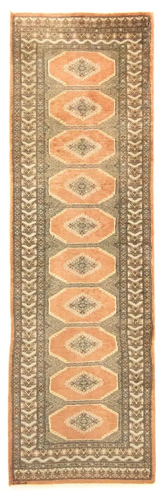 Biegacz Dywan pakistański - 257 x 80 cm - pomarańczowy