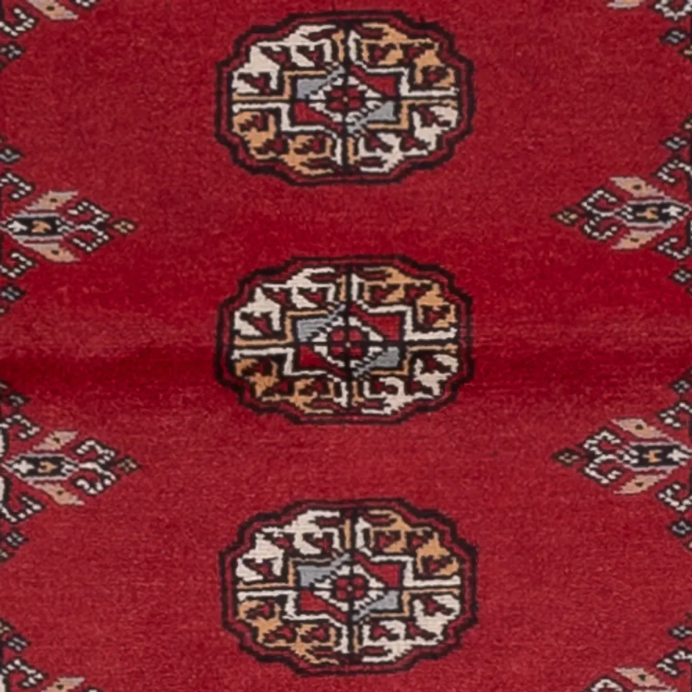 Biegacz Dywan pakistański - 289 x 78 cm - czerwony