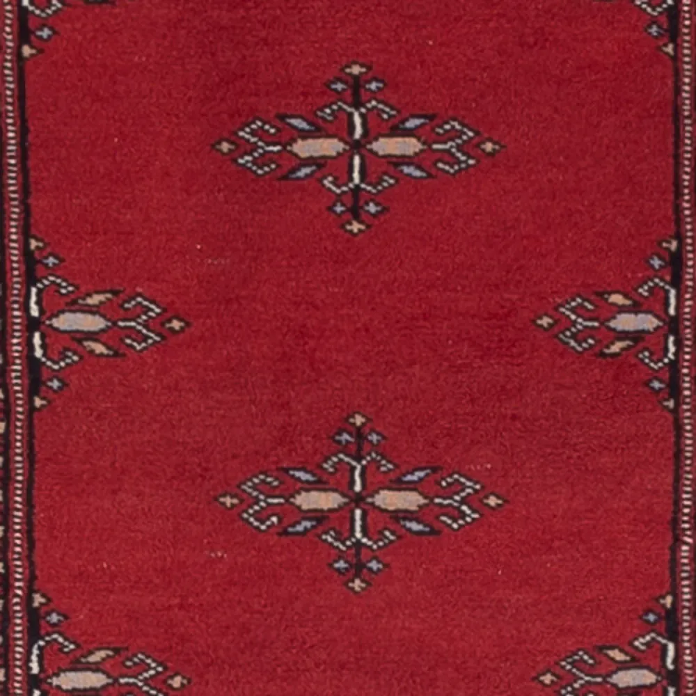 Biegacz Dywan pakistański - 303 x 79 cm - czerwony