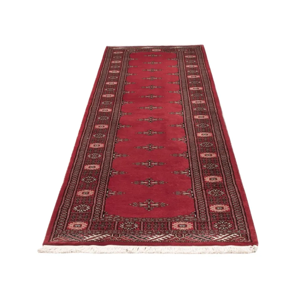 Biegacz Dywan pakistański - 303 x 79 cm - czerwony