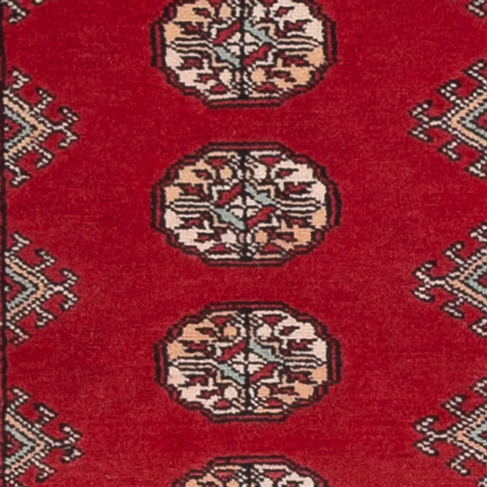 Biegacz Dywan pakistański - 304 x 77 cm - czerwony