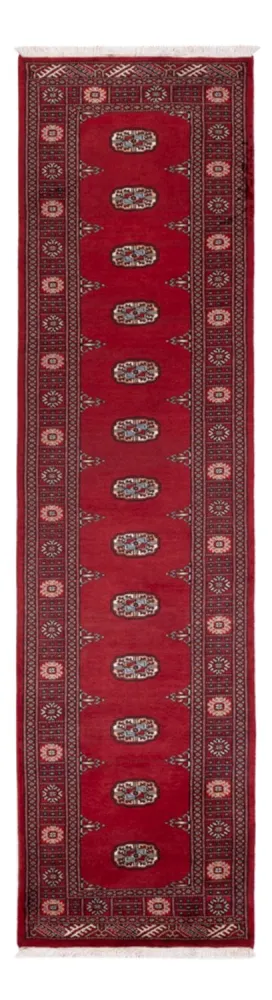 Biegacz Dywan pakistański - 305 x 77 cm - czerwony