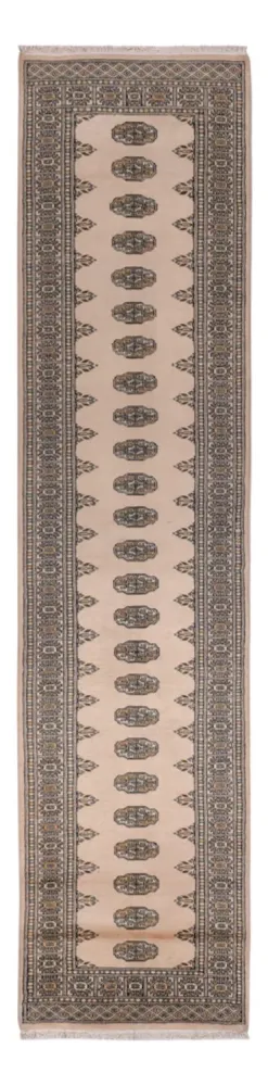 Biegacz Dywan pakistański - 361 x 79 cm - beżowy
