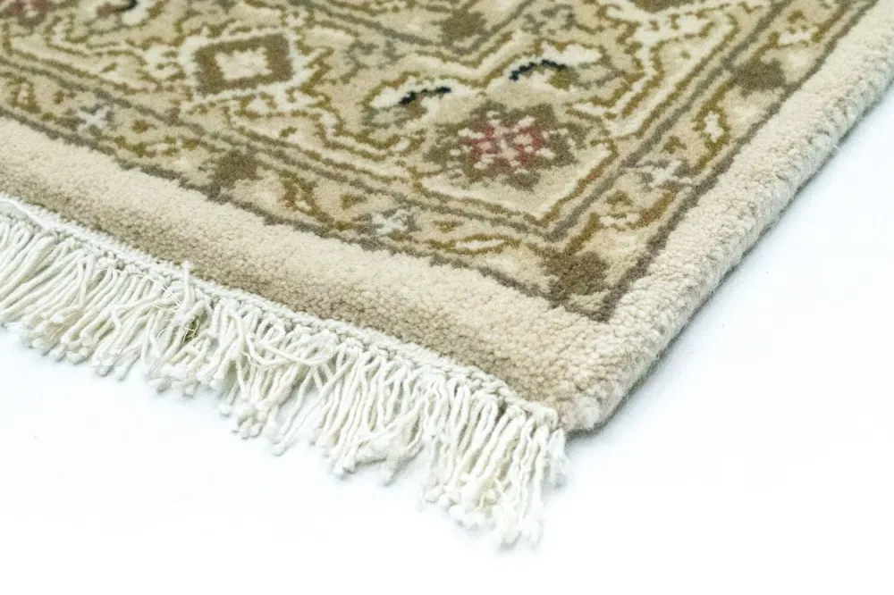 Biegacz Dywan perski - Bijar - 141 x 70 cm - beżowy