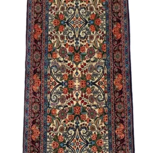Biegacz Dywan perski - Bijar - 203 x 77 cm - beżowy