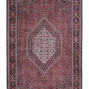 Biegacz Dywan perski - Bijar - 225 x 128 cm - jasna czerwień