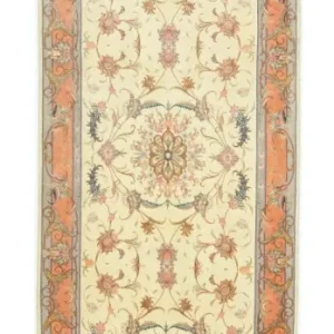 Biegacz Dywan perski - Bijar - 294 x 87 cm - beżowy