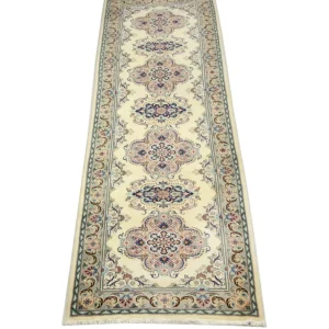 Biegacz Dywan perski - Keshan - 300 x 82 cm - niebieski