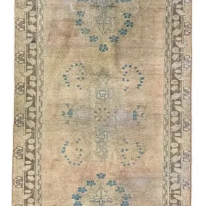 Biegacz Dywan perski - Keshan - 305 x 120 cm - brązowy