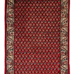 Biegacz Dywan perski - Mir - 203 x 77 cm - ciemna czerwień
