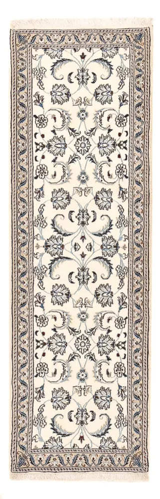 Biegacz Dywan perski - Nain - Królewski - 193 x 62 cm - kremowy