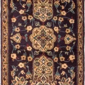 Biegacz Dywan perski - Nain - Królewski - 202 x 59 cm - ciemnoniebieski