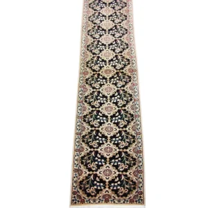 Biegacz Dywan perski - Nain - Premium - 203 x 48 cm - niebieski