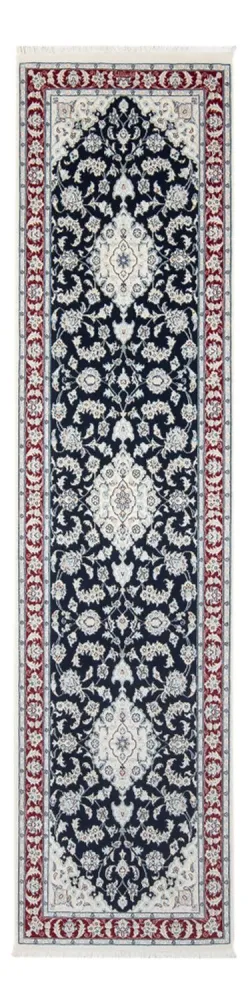Biegacz Dywan perski - Nain - Premium - 292 x 80 cm - ciemnoniebieski