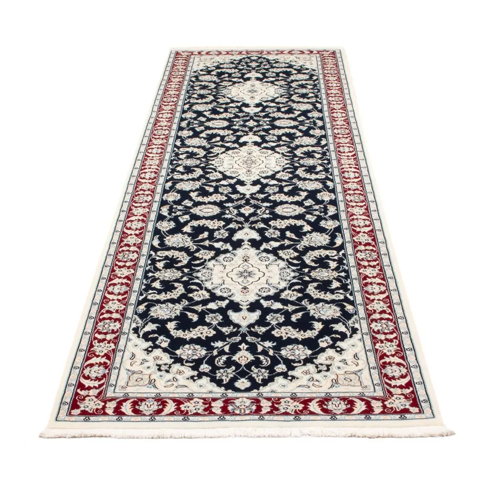 Biegacz Dywan perski - Nain - Premium - 292 x 80 cm - ciemnoniebieski