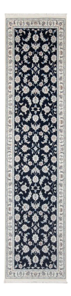 Biegacz Dywan perski - Nain - Premium - 302 x 82 cm - ciemnoniebieski