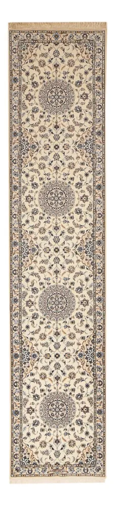 Biegacz Dywan perski - Nain - Premium - 397 x 87 cm - beżowy