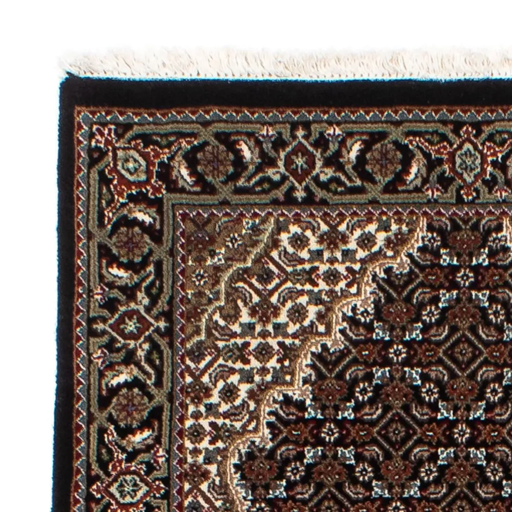 Biegacz Dywan perski - Tabriz - 195 x 79 cm - ciemnoniebieski