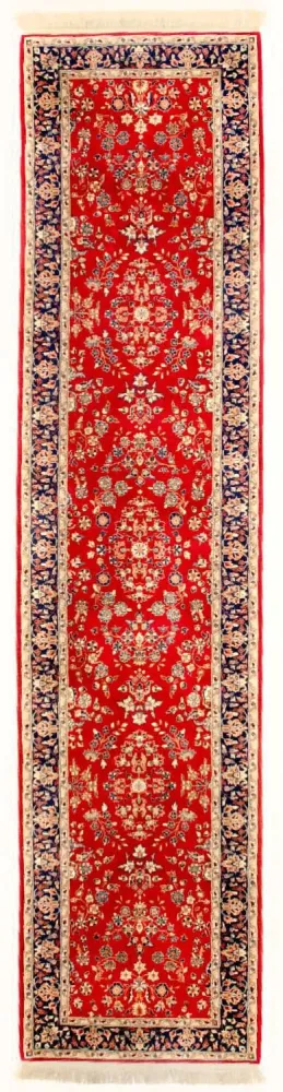 Biegacz Dywan perski - Tabriz - 336 x 78 cm - czerwony