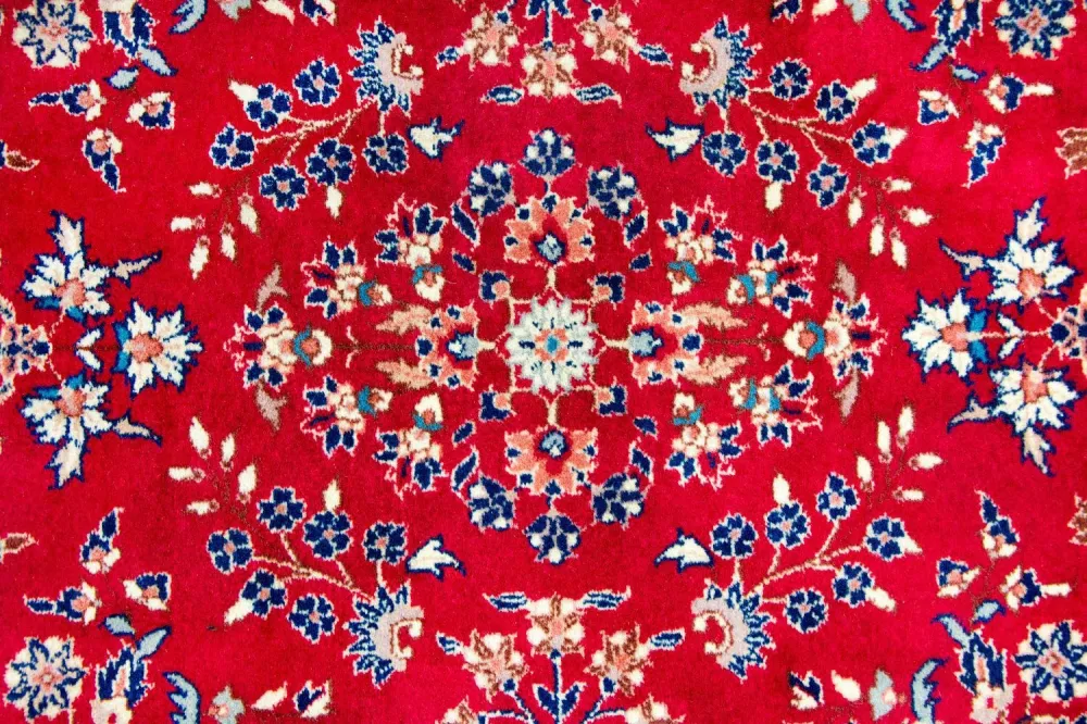Biegacz Dywan perski - Tabriz - 336 x 78 cm - czerwony