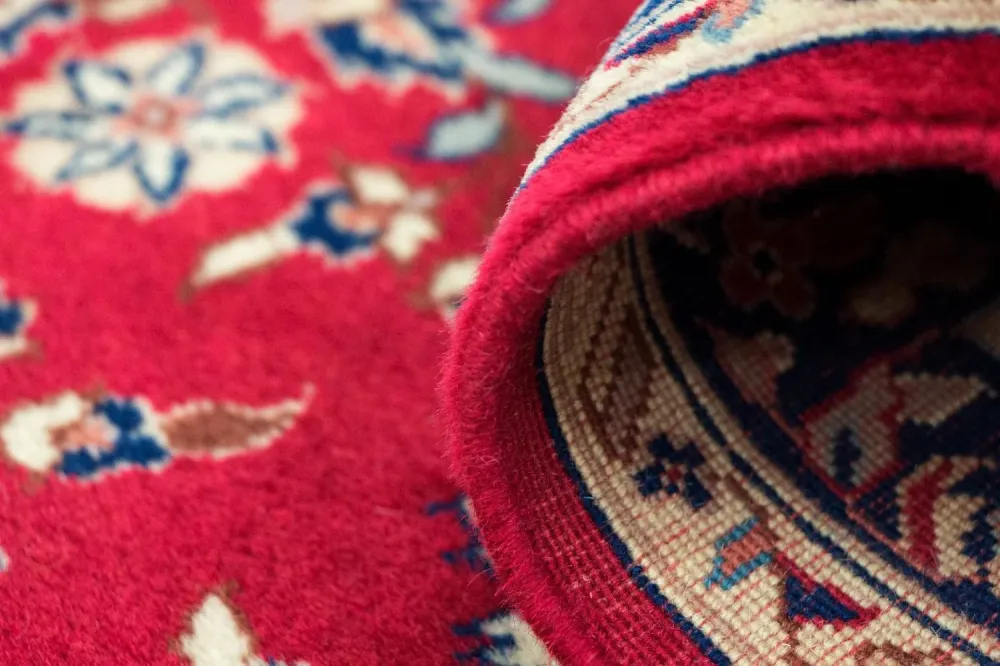 Biegacz Dywan perski - Tabriz - 336 x 78 cm - czerwony
