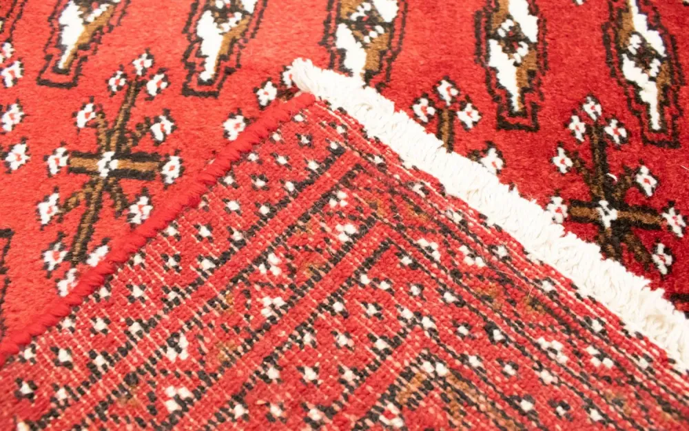 Biegacz Dywan turkmeński - 100 x 50 cm - czerwony