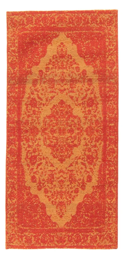 Biegacz Dywan Vintage - 110 x 70 cm - pomarańczowy