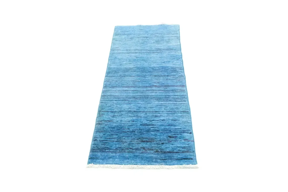 Biegacz Dywan Ziegler - Modern - 145 x 50 cm - niebieski