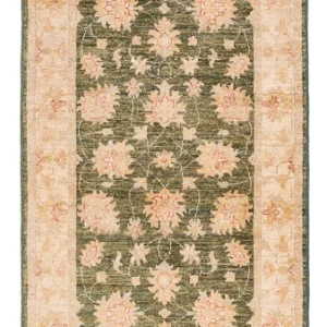 Biegacz Dywan Zieglera - 246 x 82 cm - oliwkowa zieleń
