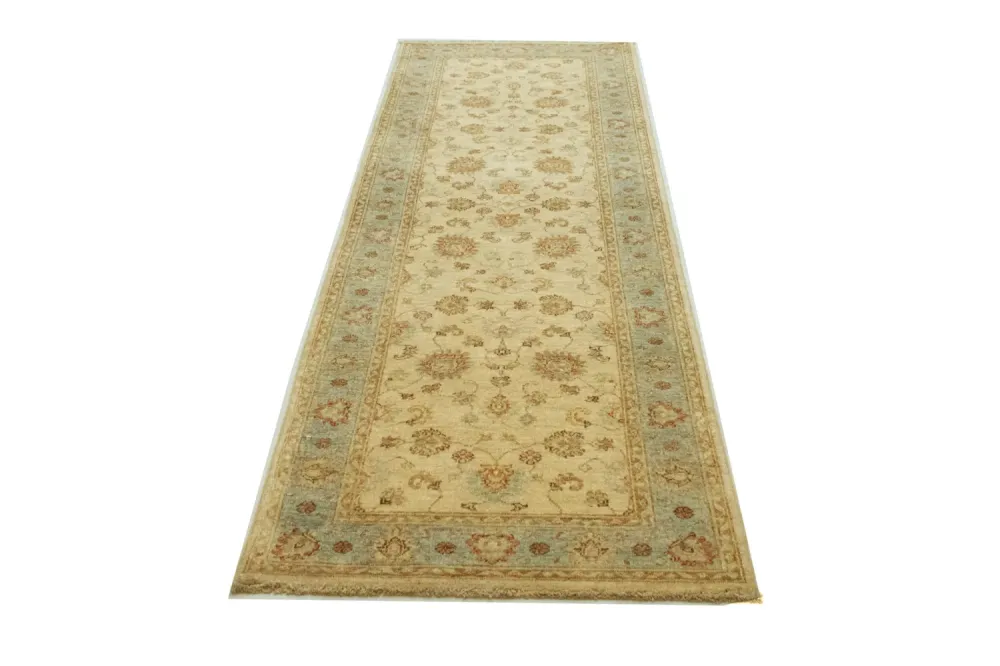 Biegacz Dywan Zieglera - 250 x 80 cm - żółty musztardowy