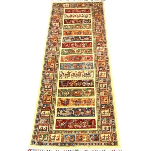 Biegacz Dywan Zieglera - 258 x 82 cm - wielokolorowy
