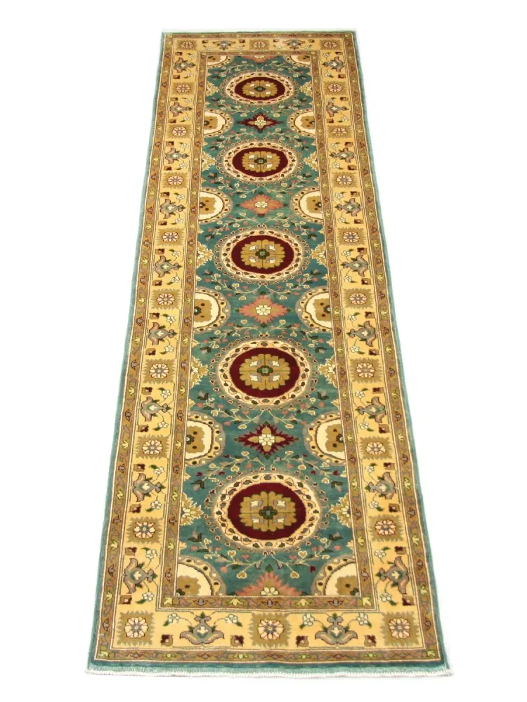 Biegacz Dywan Zieglera - 293 x 81 cm - niebieski