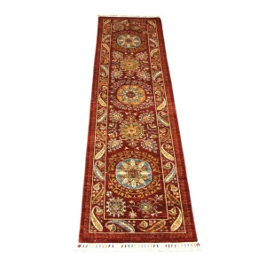 Biegacz Dywan Zieglera - 307 x 78 cm - czerwony