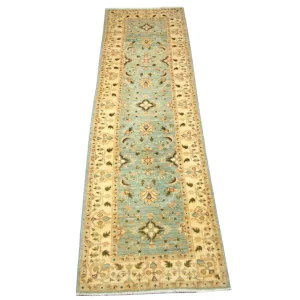 Biegacz Dywan Zieglera - 312 x 84 cm - niebieski