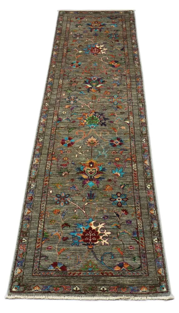 Biegacz Dywan Zieglera - 315 x 82 cm - oliwkowa zieleń