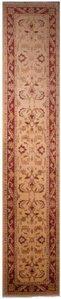 Biegacz Dywan Zieglera - 378 x 76 cm - beżowy