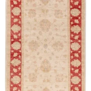 Biegacz Dywan Zieglera - 397 x 120 cm - beżowy