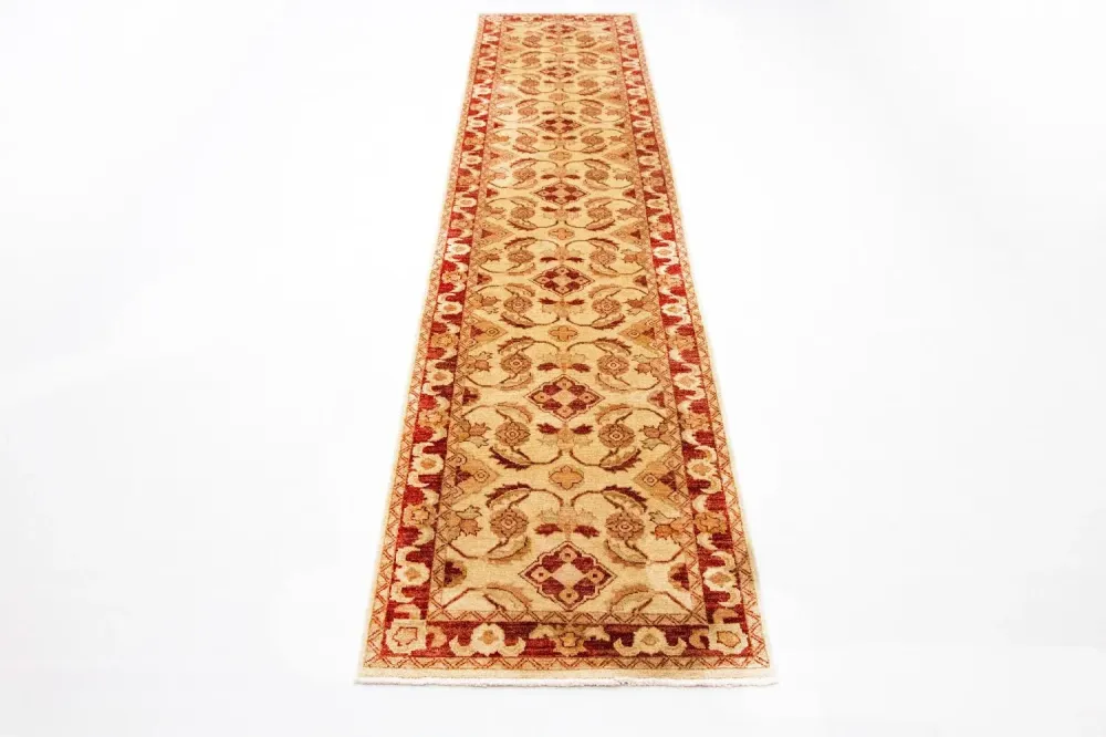 Biegacz Dywan Zieglera - 418 x 87 cm - żółty